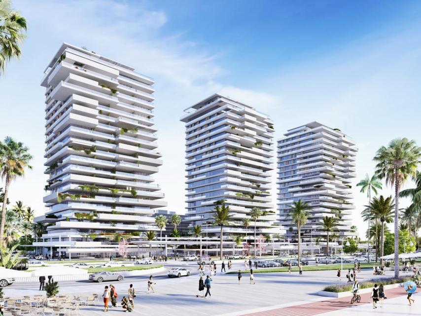 Los tres edificios diseñados por Carlos Lamela.