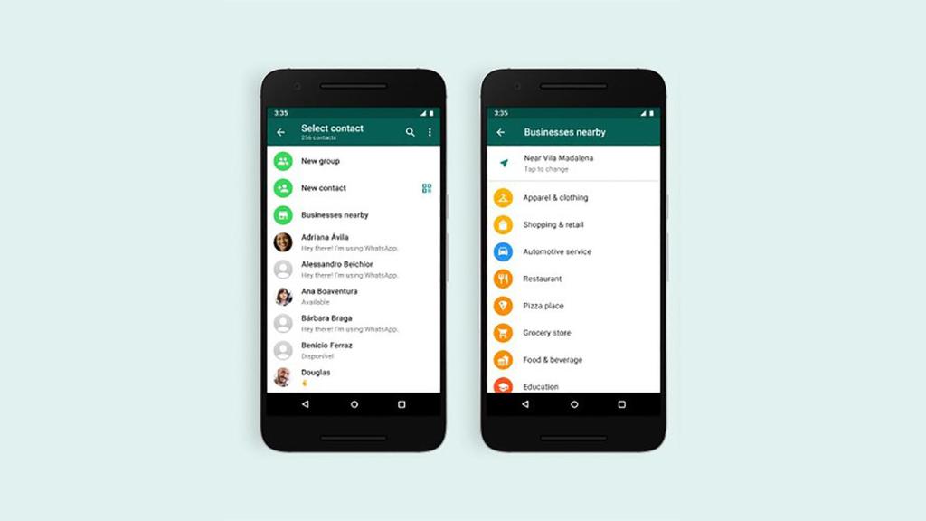 WhatsApp presentará negocios por ubicación