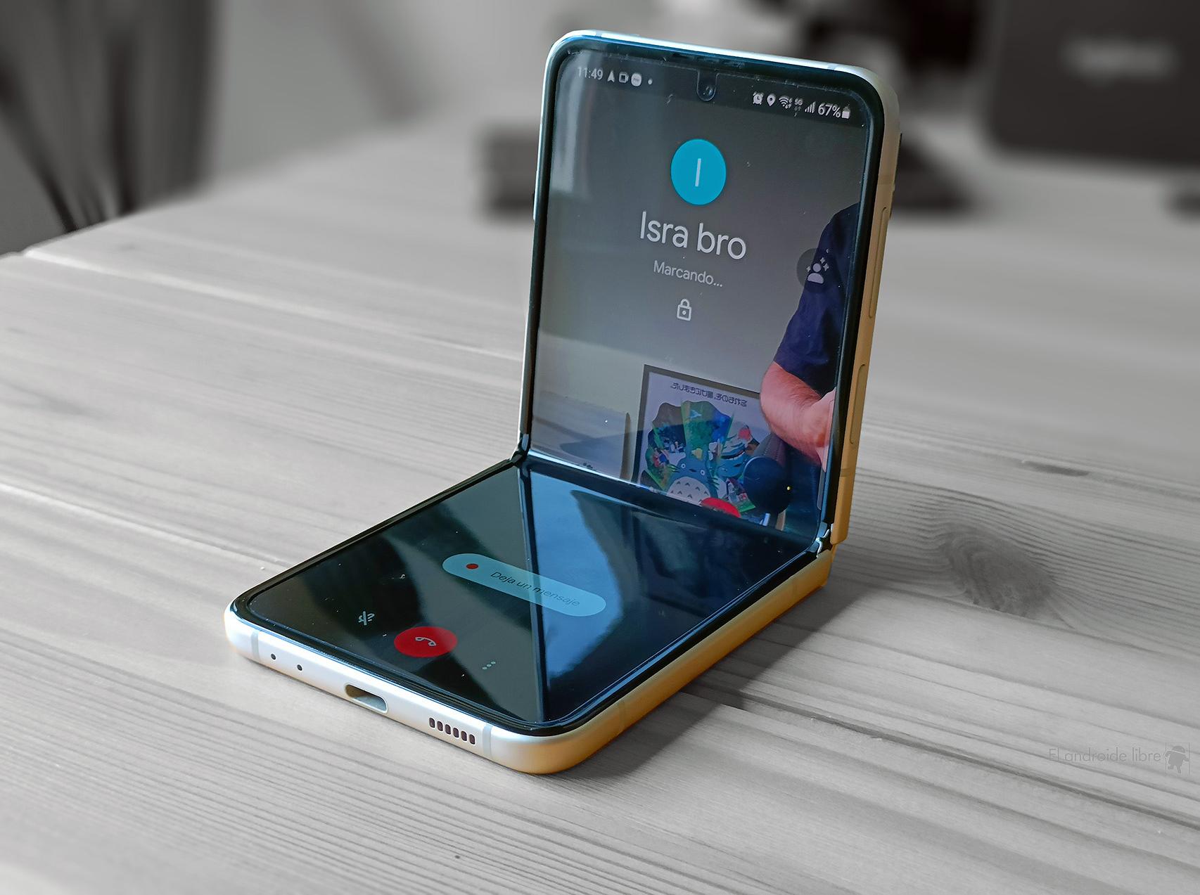 Google Duo en el Galaxy Z Flip 3