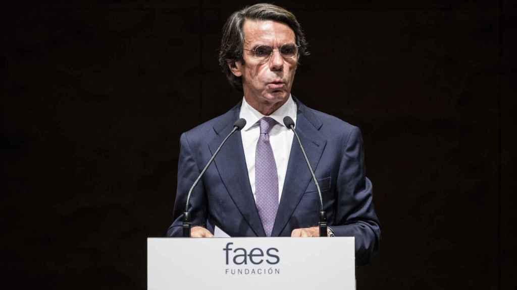 José María Aznar, expresidente del Gobierno y presidente de Faes.