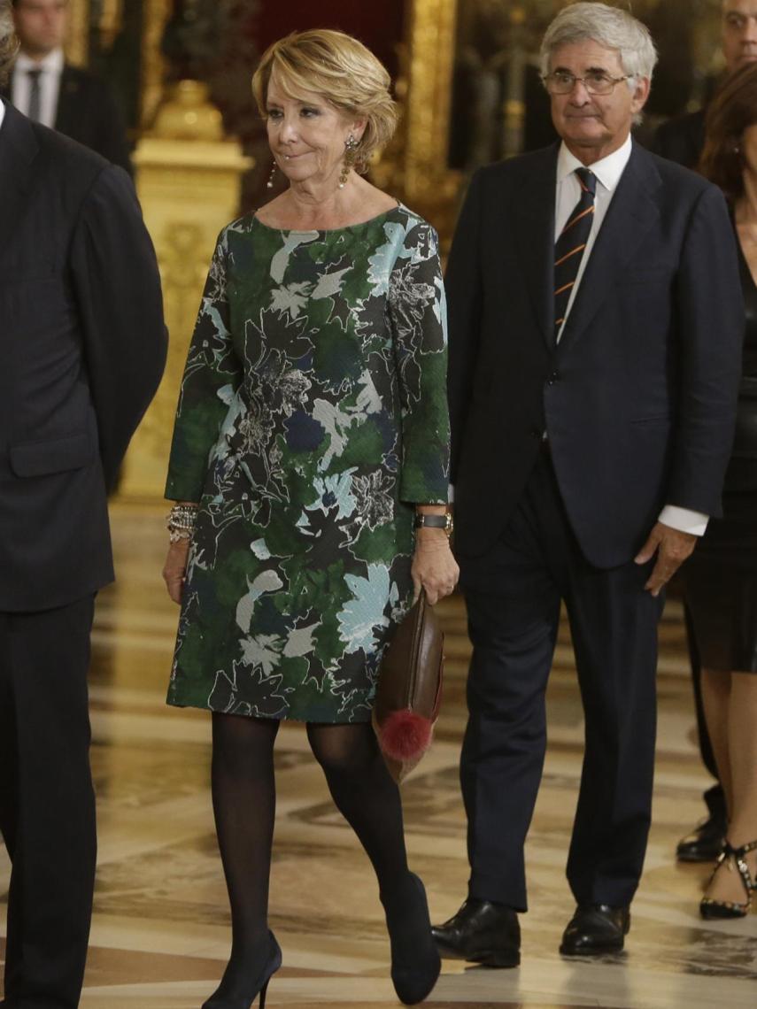 Esperanza y Fernando Ramírez de Haro, en la recepción de los Reyes.