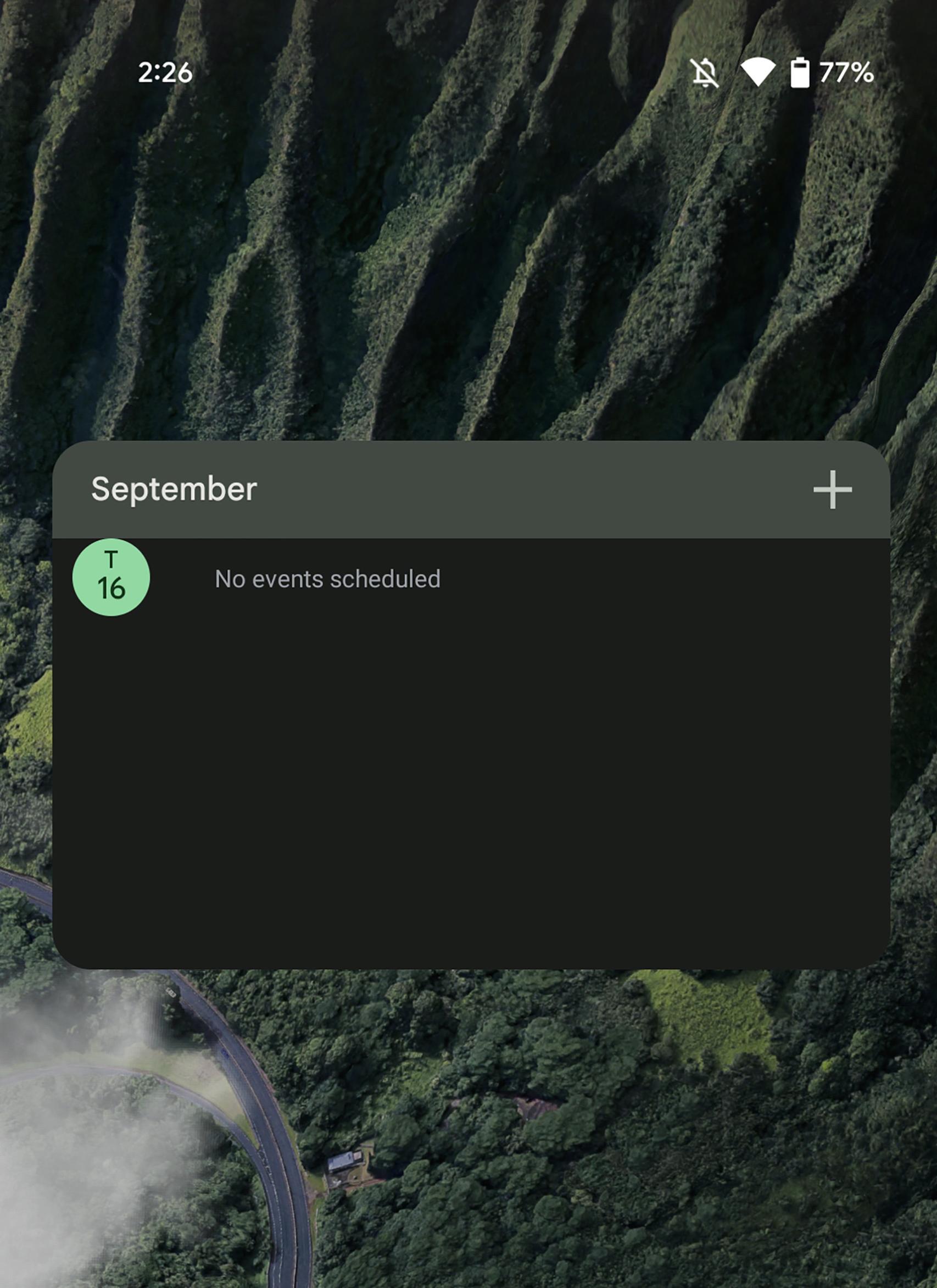 Calendario de Google con Material You