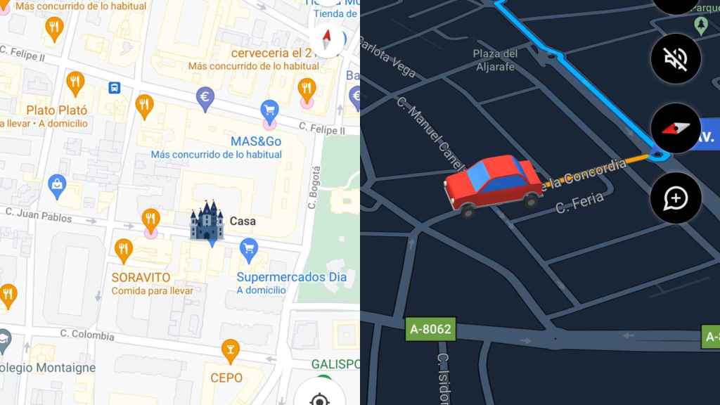 Cómo cambair el icono de tu coche o de tu casa en Google Maps
