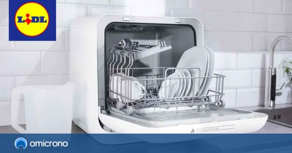La alternativa de Lidl a su famoso lavavajillas portátil es este compacto  modelo eficiente, con más del 40 % de descuento