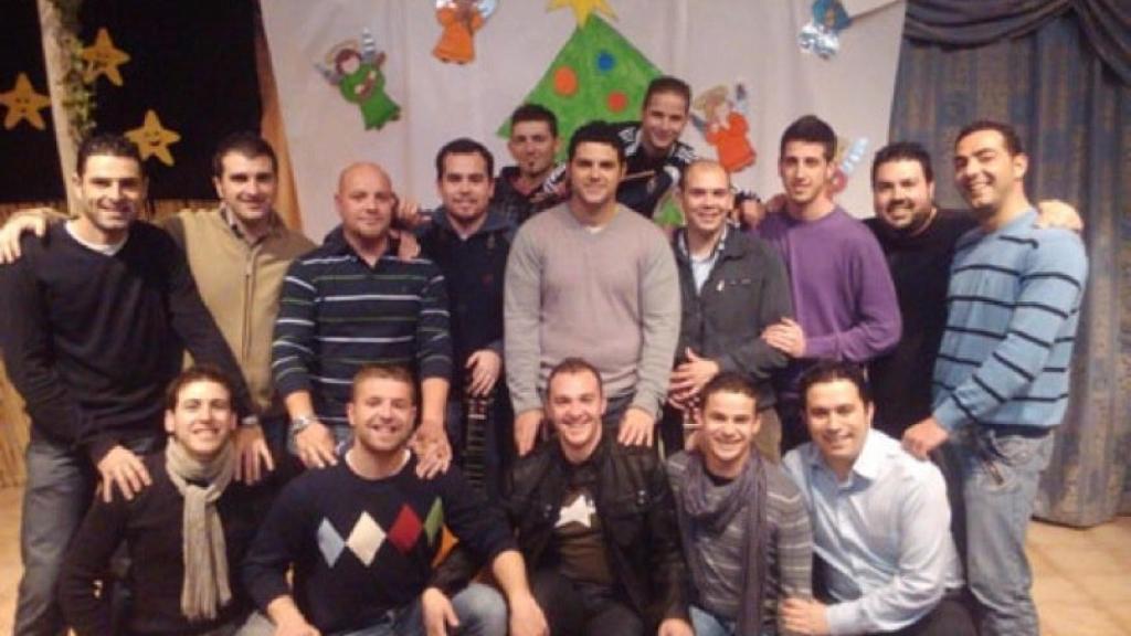 Dede y su grupo.