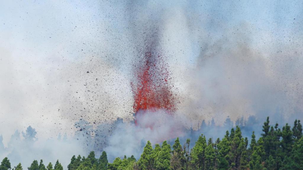 Erupción en La Palma.