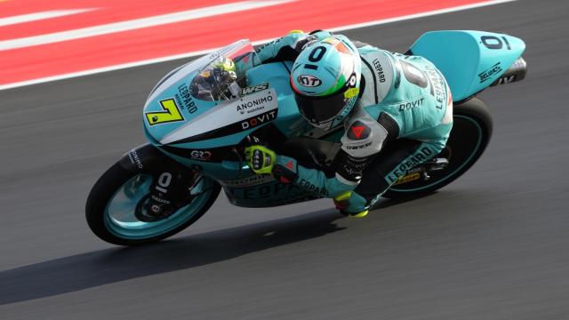 Dennis Foggia en el circuito de Misano en el Gran Premio de San Marino