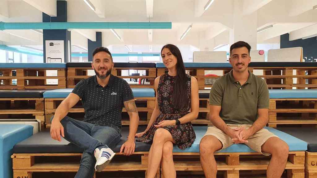 Fernando, Antonella y Pablo, cofundadores de Agrow.