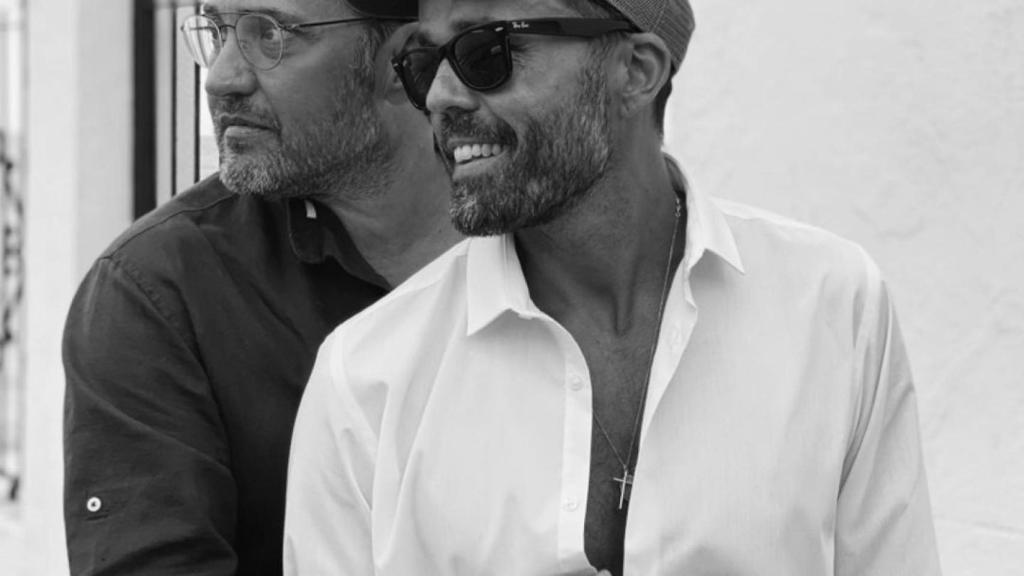 Máximo Huerta y Juan Castillo, en una imagen compartida por el presentador en su Instagram.
