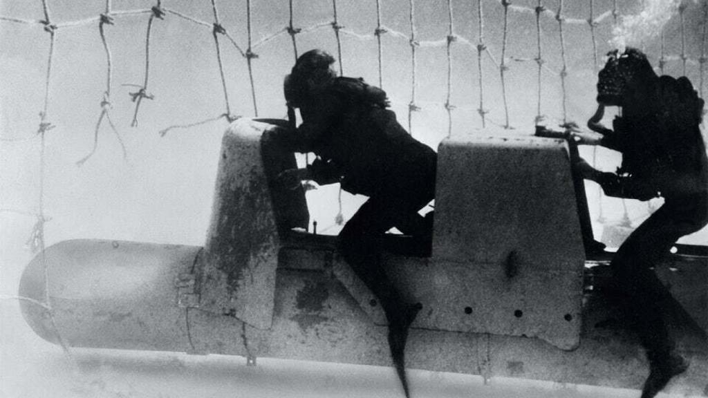 Un 'maiale', los torpedos tripulados empleados por los italianos durante la II Guerra Mundial.