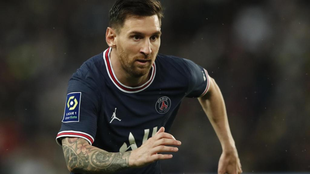 Leo Messi, en un partido del PSG de la temporada 2021/2022