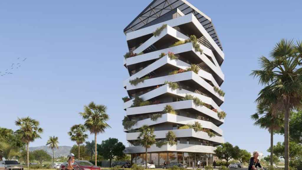 Diseño del futuro edificio en la zona oeste de Málaga.