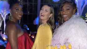 Venus Williams, Maria Sharapova y Serena Williams en la gala MET