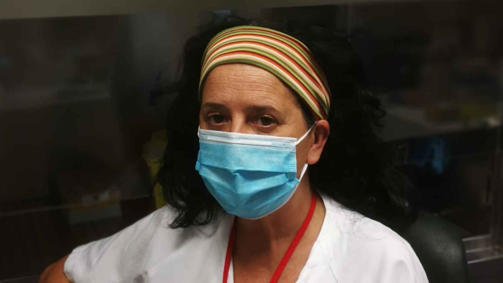 Olga álvarez, técnico de laboratorio y de radiología en el hospital Gregorio Marañón de Madrid.