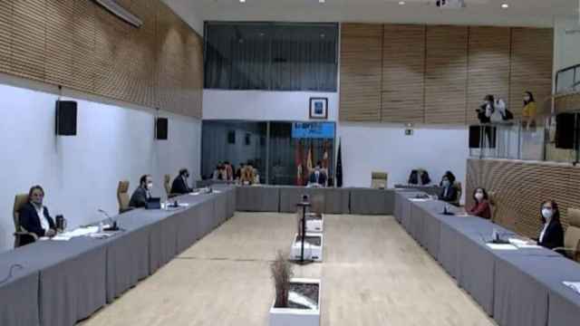 Reunión del pleno del Ayuntamiento de Salamanca