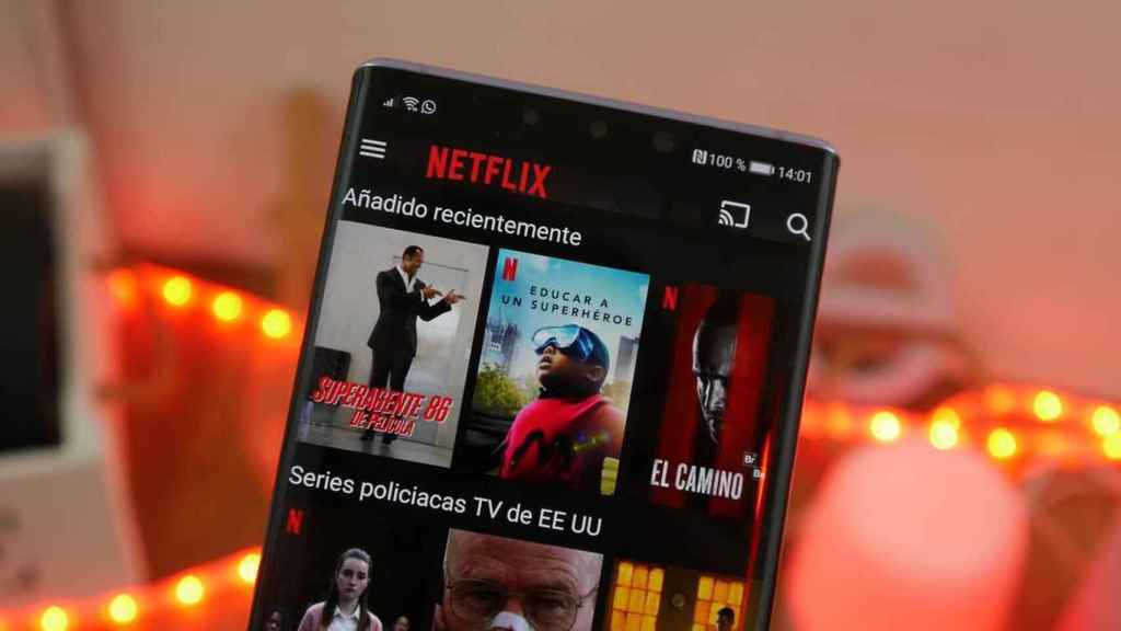 Netflix on an Android mobile