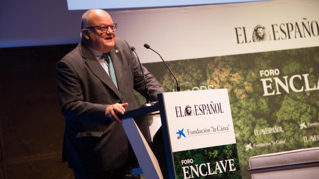 Sergi Loughney, Director of Institutional Relations at the 'la Caixa' Foundation, during his speech.