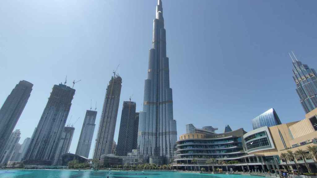 El Burj Khalifa, edificio más alto del mundo, en el epicentro del distrito financiero de Dubái. Foto: A. Iglesias Fraga