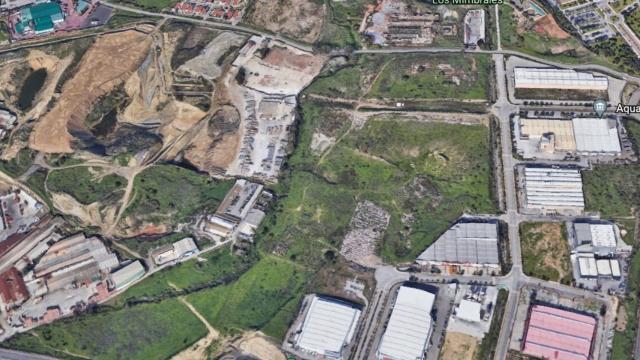 Vista de los terrenos de Trénevez Oeste, en Málaga capital.