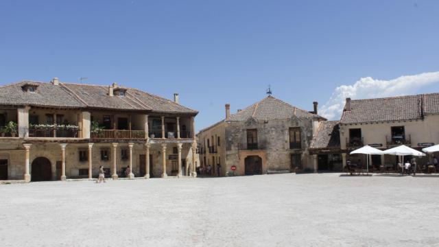 Plaza de la localidad segoviana de Pedraza