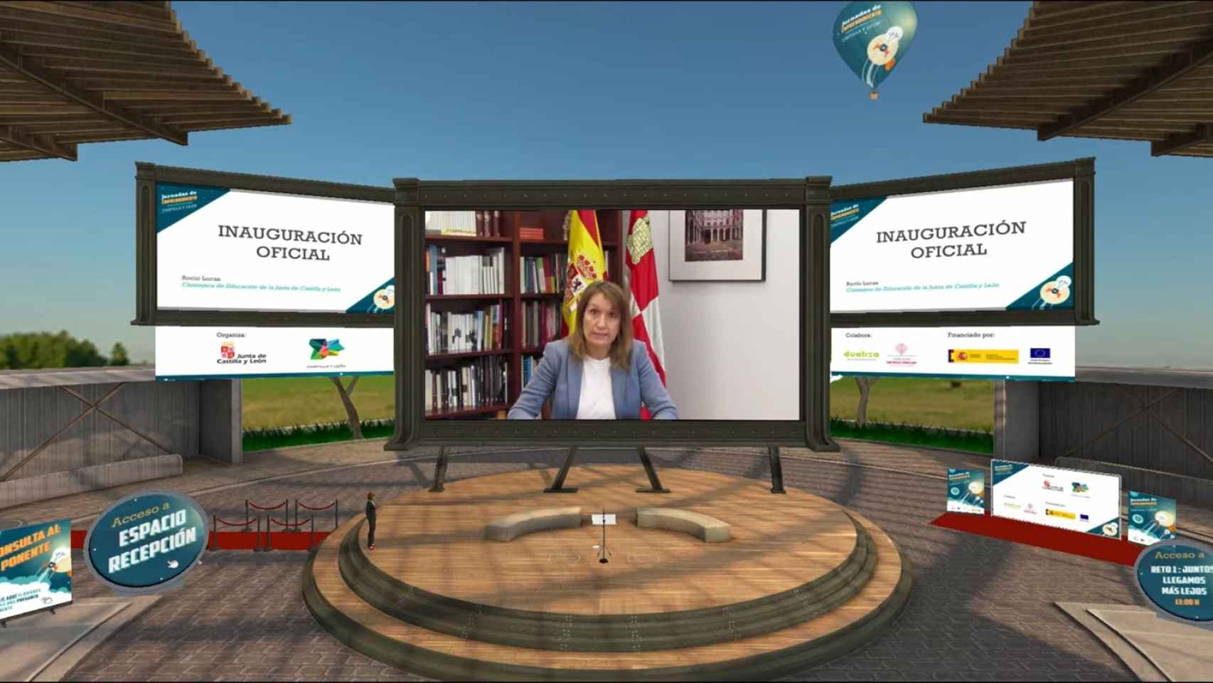 La consejera de Educación, Rocío Lucas, inaugura de forma telemática las I Jornadas de Emprendimiento en FP