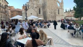 Terrazas en la zona centro de Valladolid