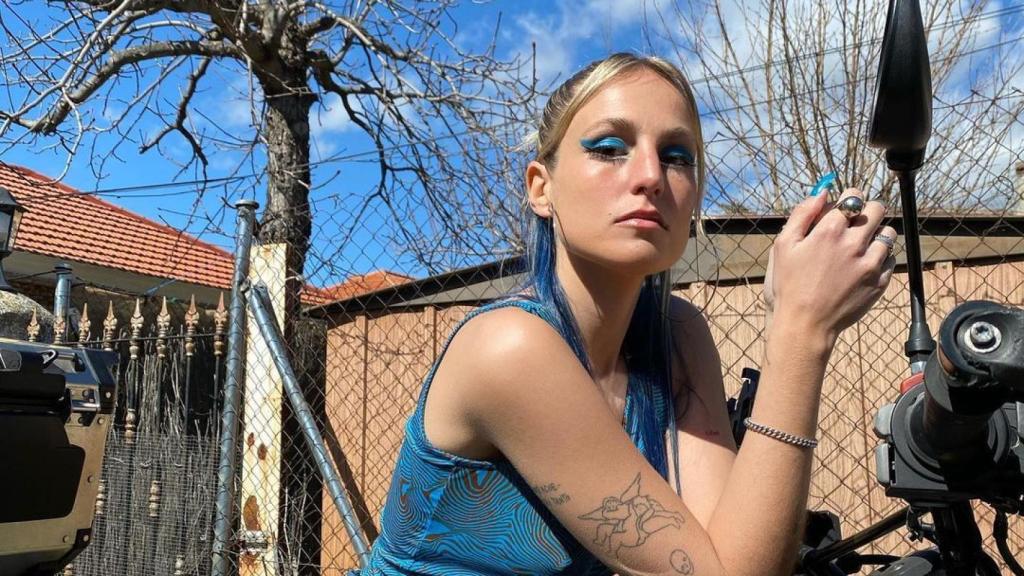 La cantante María Escarmiento.