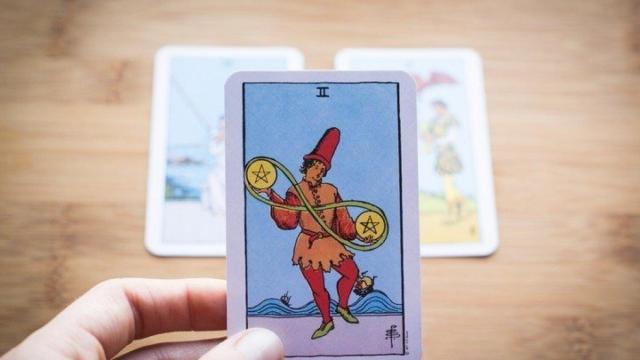 Juego del Tarot. Imagen de archivo