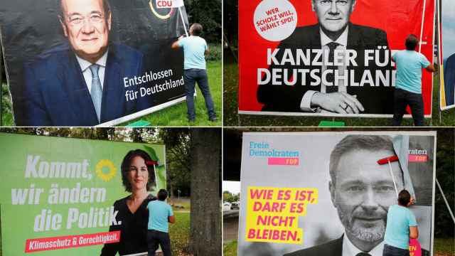 Los principales candidatos de Alemania: Armin Laschet (CDU), Olaf Scholz (SPD), Annalena Baerbock (Los Verdes) y Christian Lindner (FDP).
