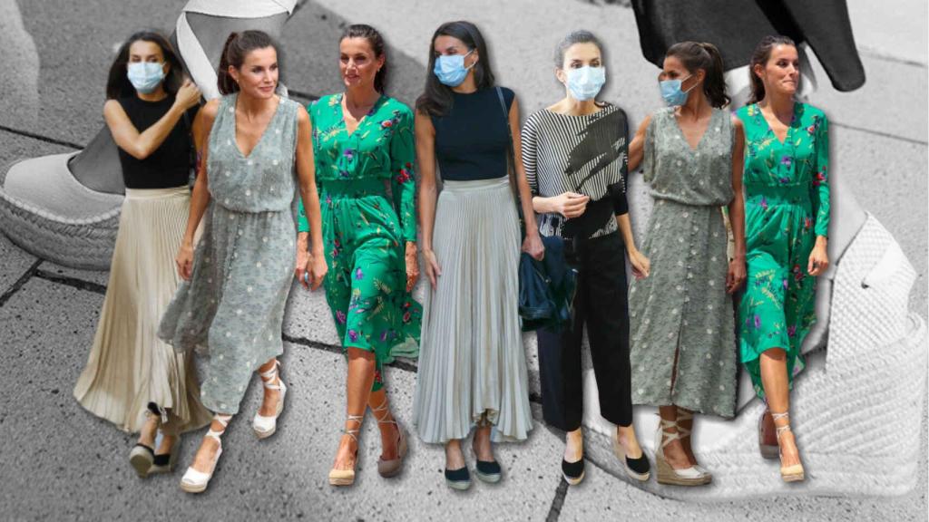 La reina Letizia adora las alpargatas en primavera y verano, para andar con comodidad.