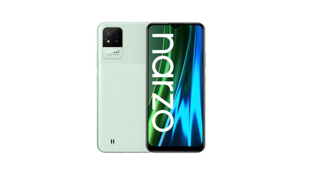 Realme Narzo 50i en verde
