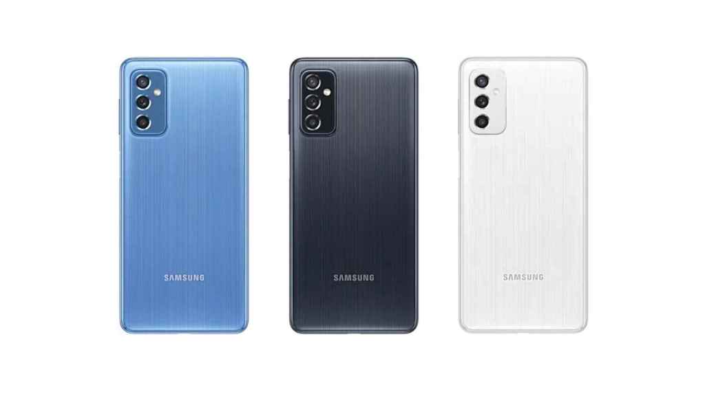 Samsung Galaxy M52 traseras
