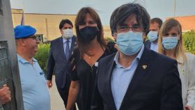 Puigdemont sale de la cárcel de Cerdeña el pasado 24 de septiembre./