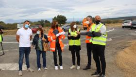 Visita delegada territorial de la Junta, Clara San Damián a la ZA-902