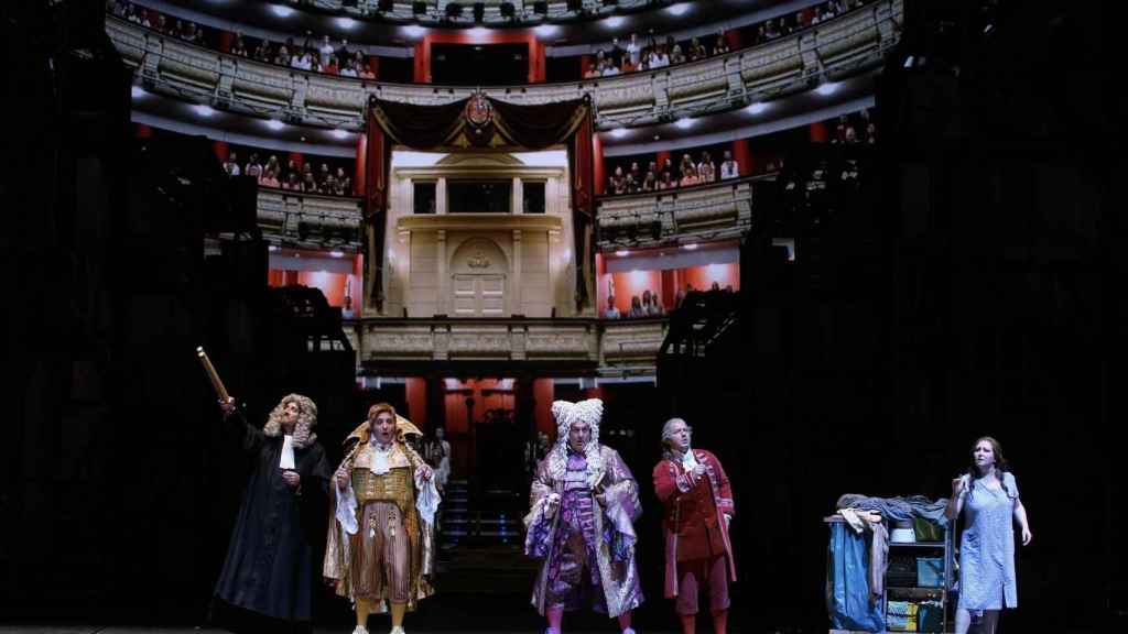 Premiere of 'La Cenerentola' at the Teatro Real.