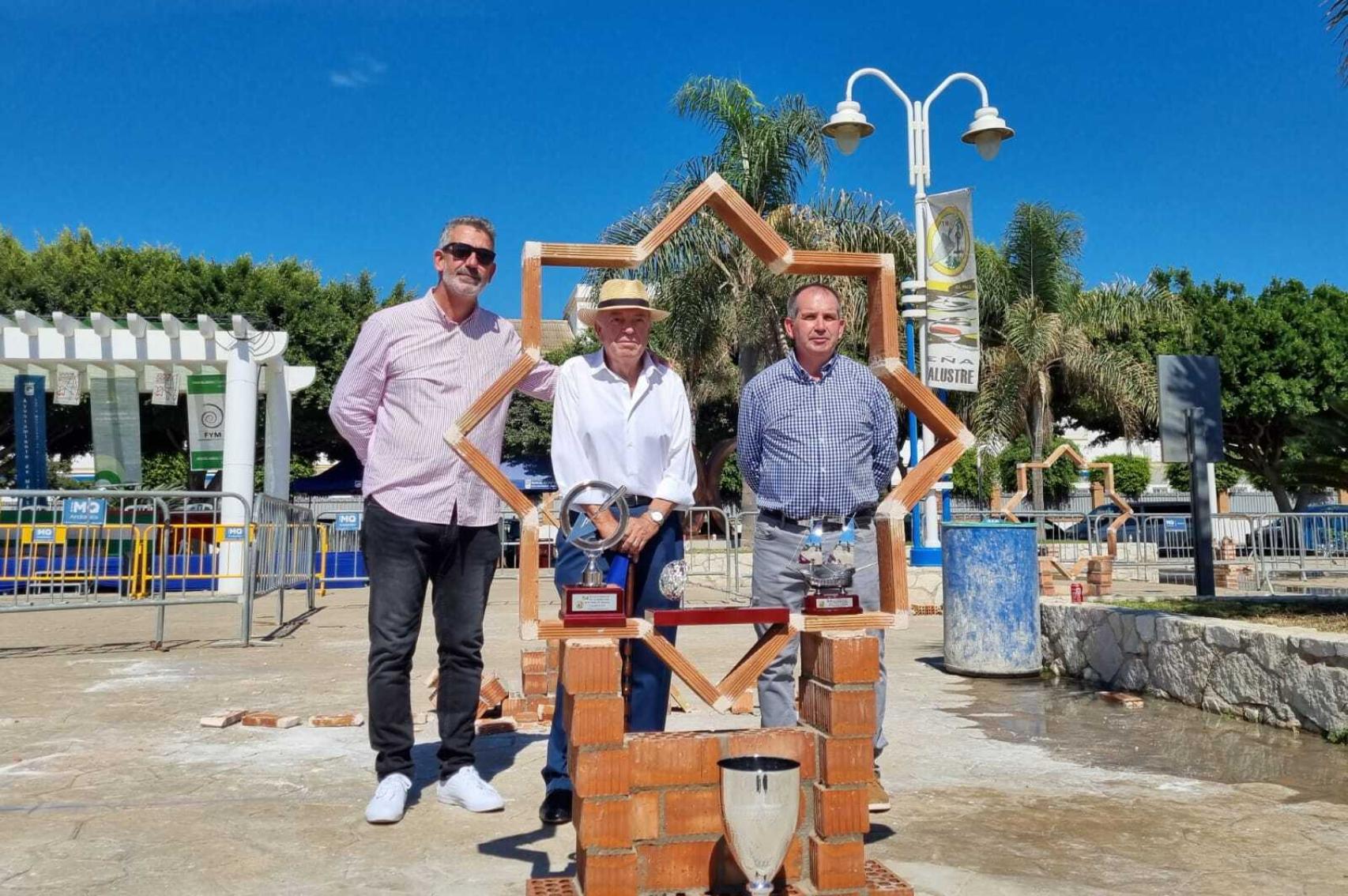 Ganadores del concurso de albañilería.