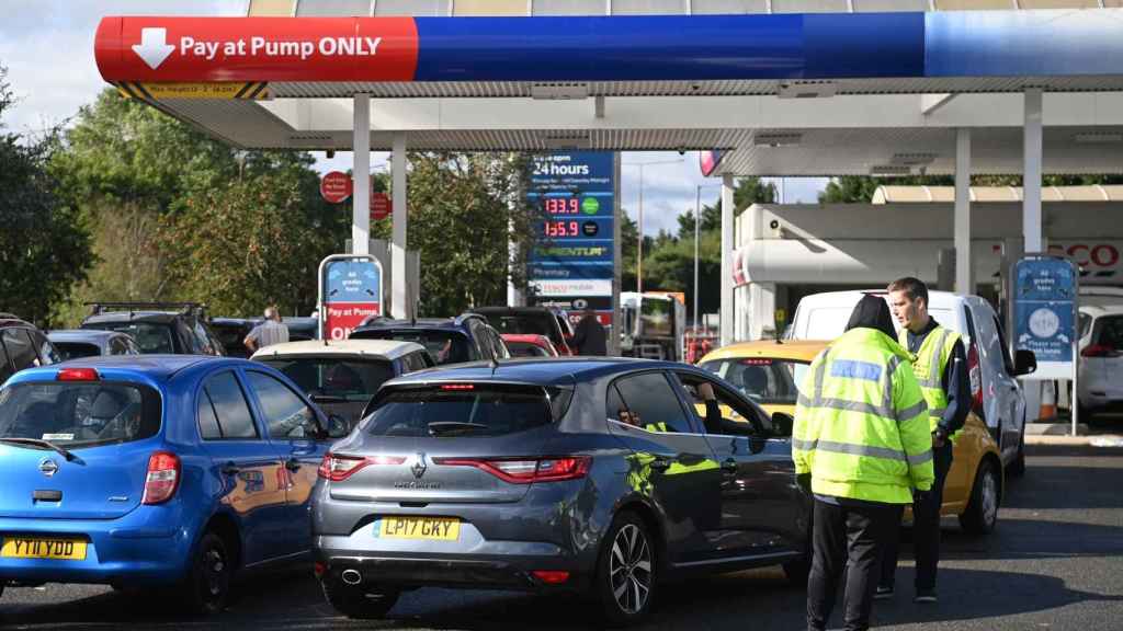 Petrol shortage in the UK.