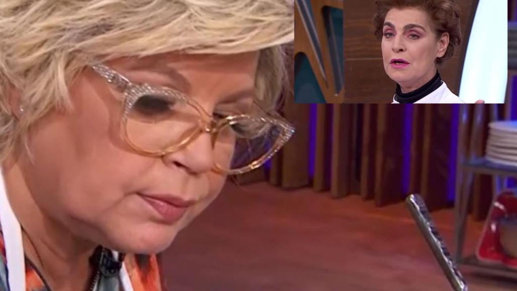 Terelu Campos junto a Antonia Dell'Atte en montaje de BLUPER.