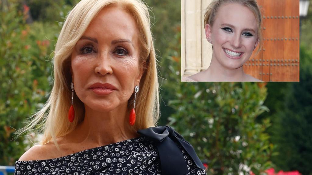 Carmen Lomana en montaje de JALEOS junto a Sarah Croft, la hija de Ainhoa Arteta.