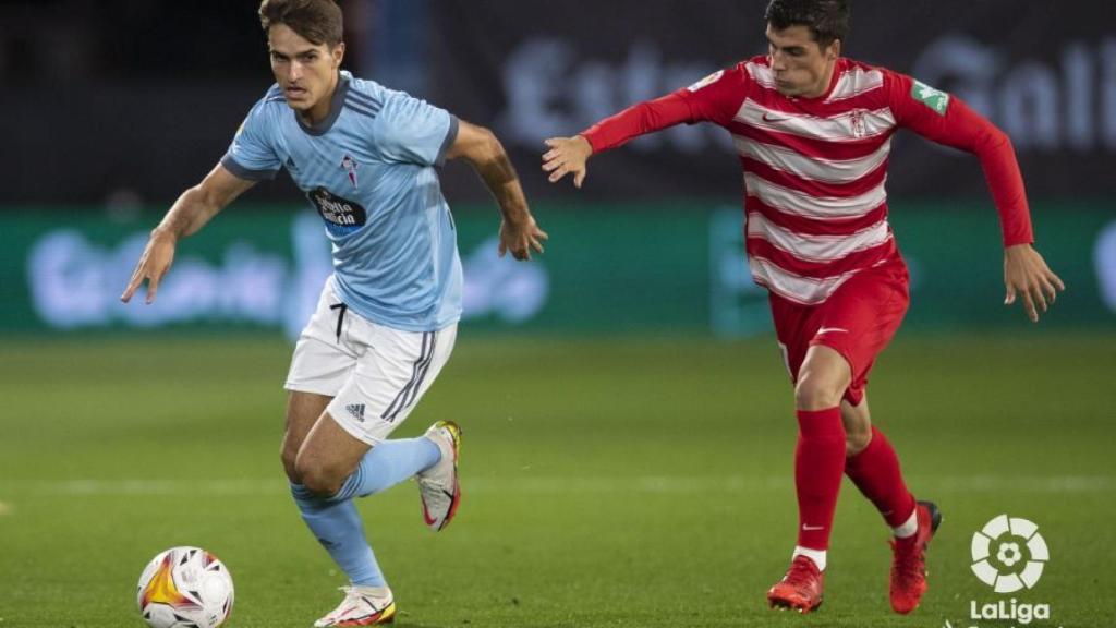 Denis Suárez, en un partido del Celta de Vigo de La Liga 2021/2022