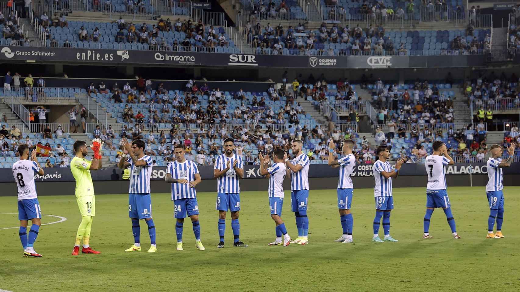El Málaga CF, en una imagen.