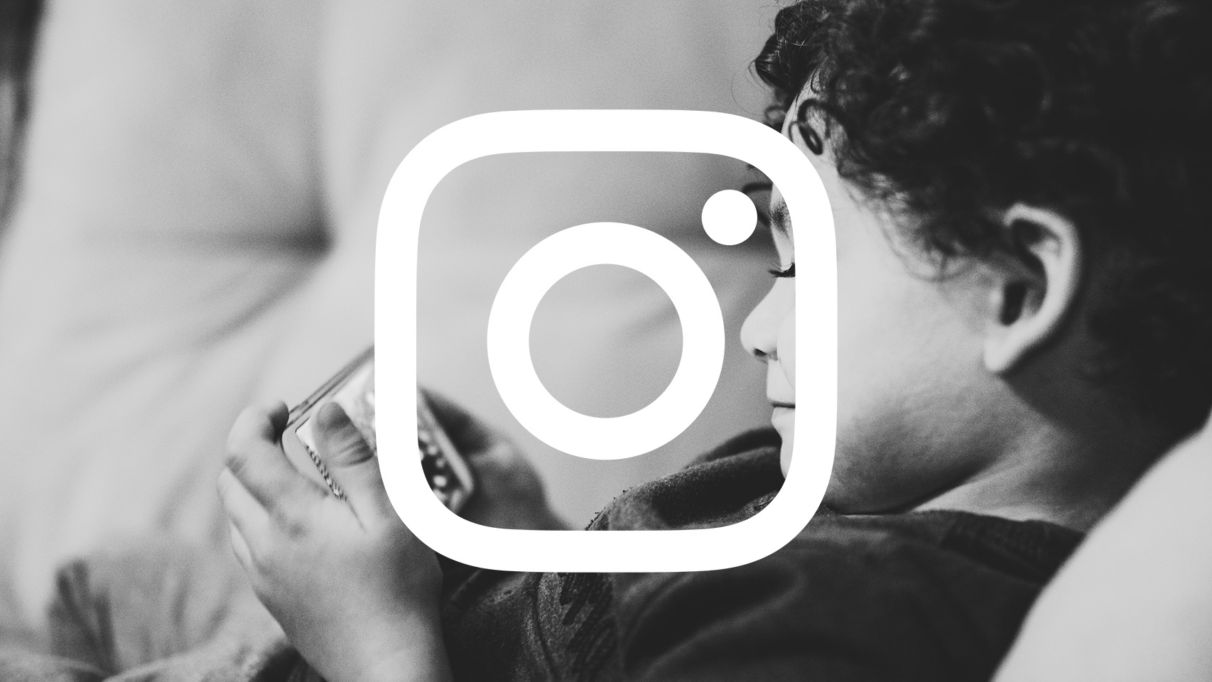Logo de Instagram con un niño