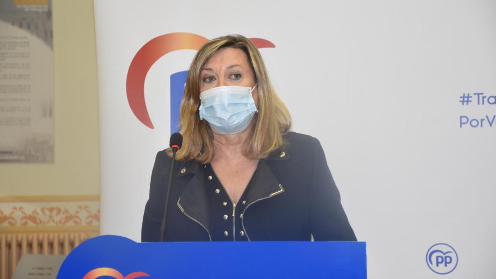 La presidenta del Grupo Municipal Popular, Pilar del Olmo