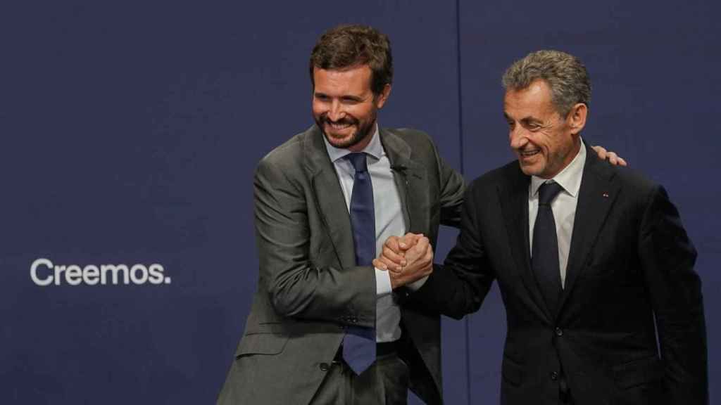 Casado y Sarkozy.