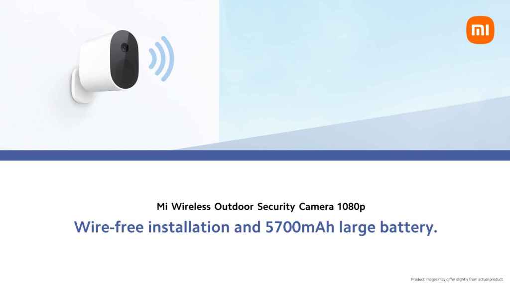 Battery of the Xiaomi Wireless Outdoor Security Camera
