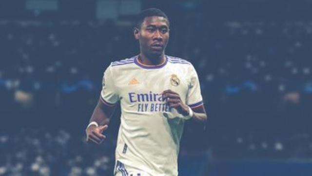 David Alaba, con el Real Madrid