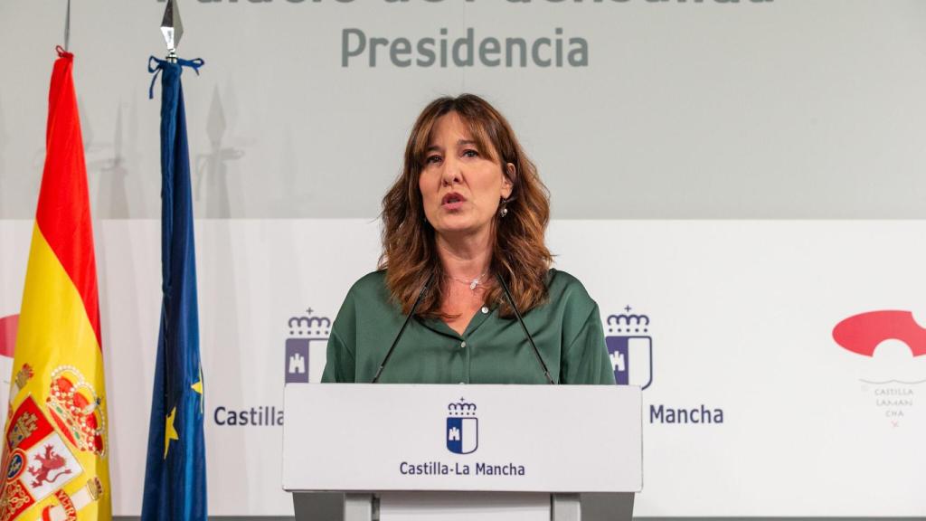 Blanca Fernández, portavoz del Gobierno de Castilla-La Mancha. Foto: JCCM