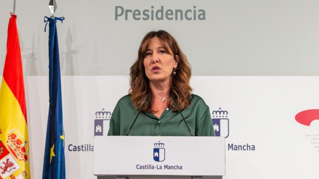 Blanca Fernández, portavoz del Gobierno de Castilla-La Mancha. Foto: JCCM