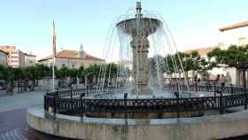 La plaza principal del municipio de Villarcayo, en la provincia de Burgos.