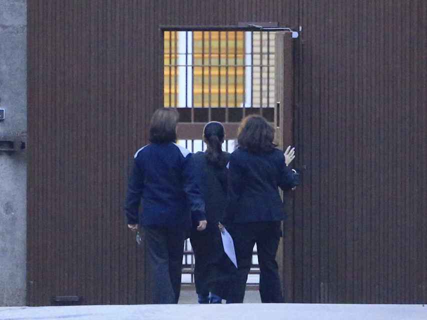 Isabel Pantoja entrando en prisión el 21 de noviembre de 2014.